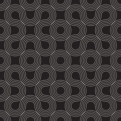 Vector seamless pattern. Modern stylish abstract texture. Repeating geometric tiles..