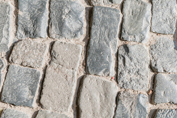 Fragment of a stone road