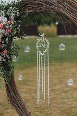 Typical american red fire hydrant