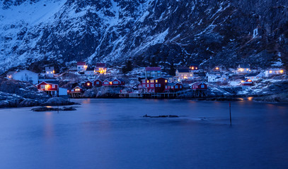 Long exposure shot in A Lofoten