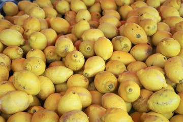 closeup of lemons market exposure