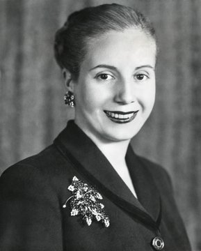 Eva Duarte de Peron, wife of Argentine President Juan Domingo Peron