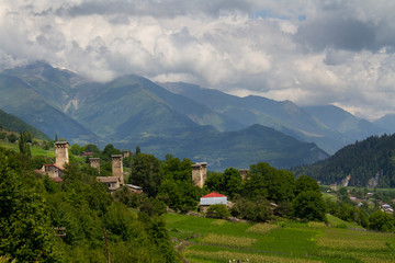 Fototapeta na wymiar Upper Svaneti, Georgia