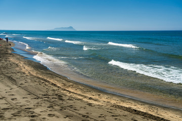 Capo Portiere, the beach of Latina