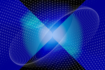 Obraz premium abstract, blue, light, christmas, illustration, star, design, winter, stars, wave, snow, space, sky, wallpaper, xmas, holiday, decoration, white, backdrop, art, color, shiny, graphic, curve, pattern