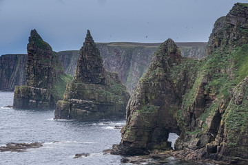 Sea stacks at Duncansby Head, Route NC500, Scottish Highlands