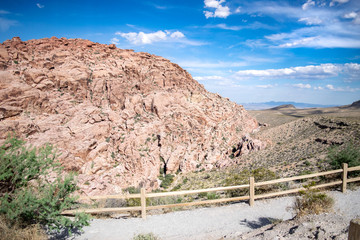 Trail Overlook in Red Rock Canyon - Las Vegas, Nevada, USA