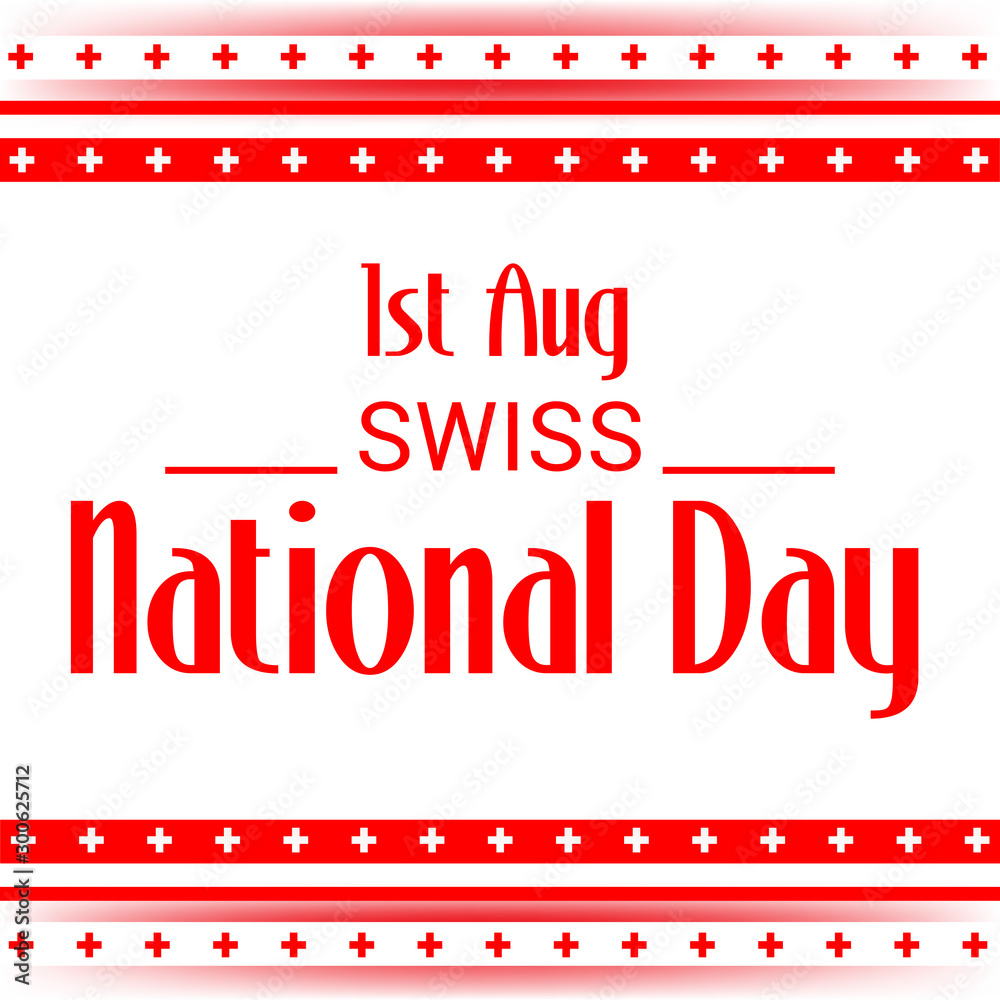 Sticker happy swiss national day