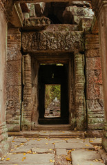 Angkor Wat Temple in Cambodia near Siem Reap city in Asia