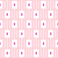 Seamless background for your designs. Modern ornament. Geometric abstract pink pattern