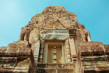 Angkor Wat Temple in Cambodia near Siem Reap city in Asia