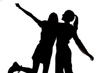 Felicidad, amor fraternal, amor de amigas, cariño, alegría e ilusión adolescente