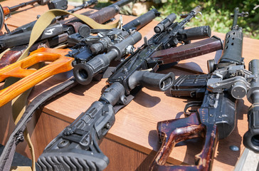 Russian weapons. Samples of Russian small arms