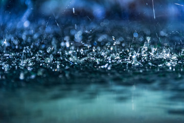 Water splashes
