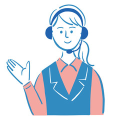 サポートセンター  女性　紹介