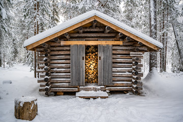 Woodhouse in Pyhä, Lapland