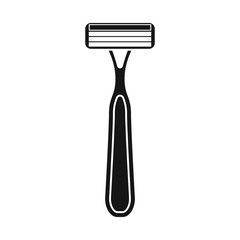 Vector illustration of shaver and safety icon. Graphic of shaver and woman stock vector illustration.