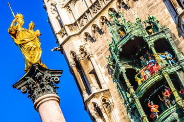 Naklejka premium new town hall - munich