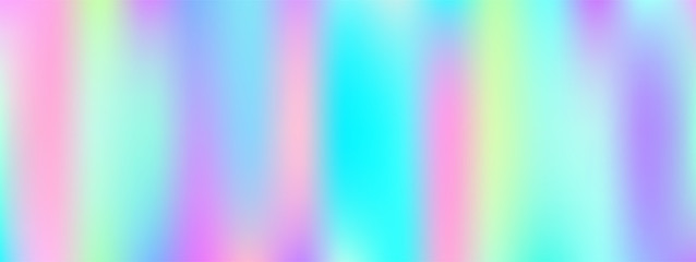 Holographic Gradient Vector Background. Iridescent Gradient Overlay 