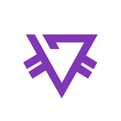 Prizm Coin Vector Logo Icon