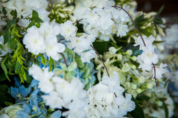 bouquet of white flowers