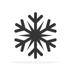 Snowflake icon - vector.