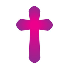 Obraz premium Christian Cross icon - vector.