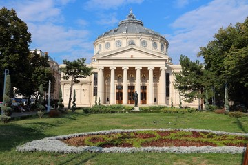 Fototapeta na wymiar Bucharest - Ateneul Roman