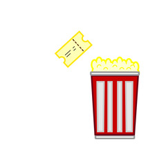 vector simple icon with film roll shape