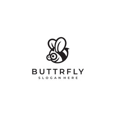 butterfly logo vektor
