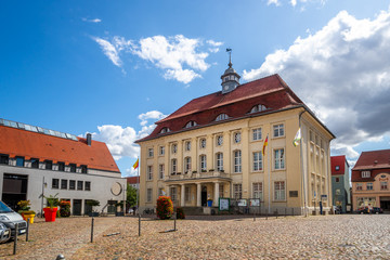 Rathaus, Malchin, Deutschland 