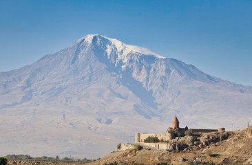 Naklejka na ściany i meble Monastery Chor Virap, Armenia