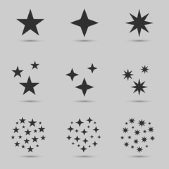 Star icon set