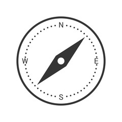 Vector Compass icon.
