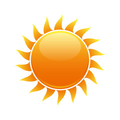 Vector sun icon