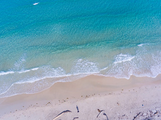 Aerial view image of beautiful Ocean View Beach