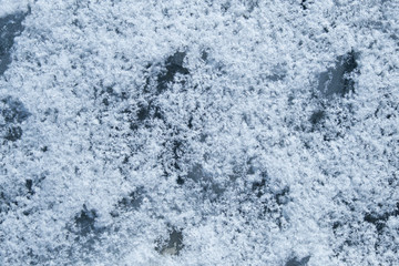Fototapeta na wymiar Snow texture. Natural winter background