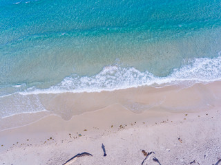 Aerial view image of beautiful Ocean View Beach