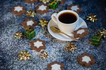 Merry Christmas card, frame, banner. New Year.