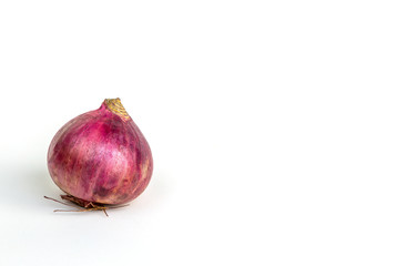 Shallot isolated on a white background
