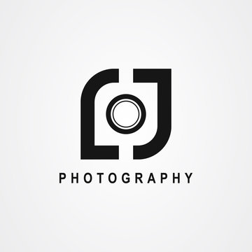 Letter lj or initial lj for photography logo design