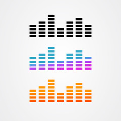 Sound wave icon vector design