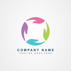 Care icon logo vector design inspiration.