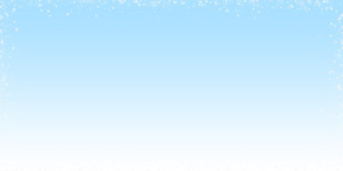 Beautiful snowfall Christmas background. Subtle fl