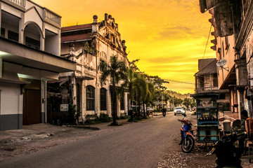 the old city in the city of Padang is a colonial legacy