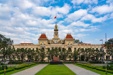 Fototapeta na wymiar Ho Chi Minh City Hall