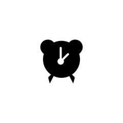 Alarm clock icon. Timer symbol. Logo design element