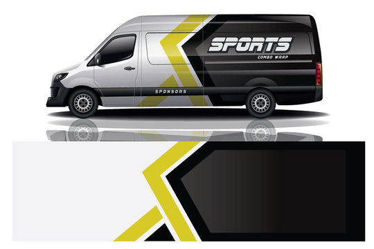 Van Car Wrap Design For Company