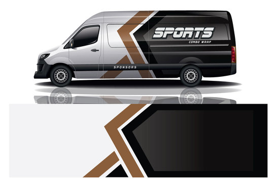 Van car Wrap design for company