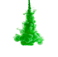 abstract formed by color dissolving in water